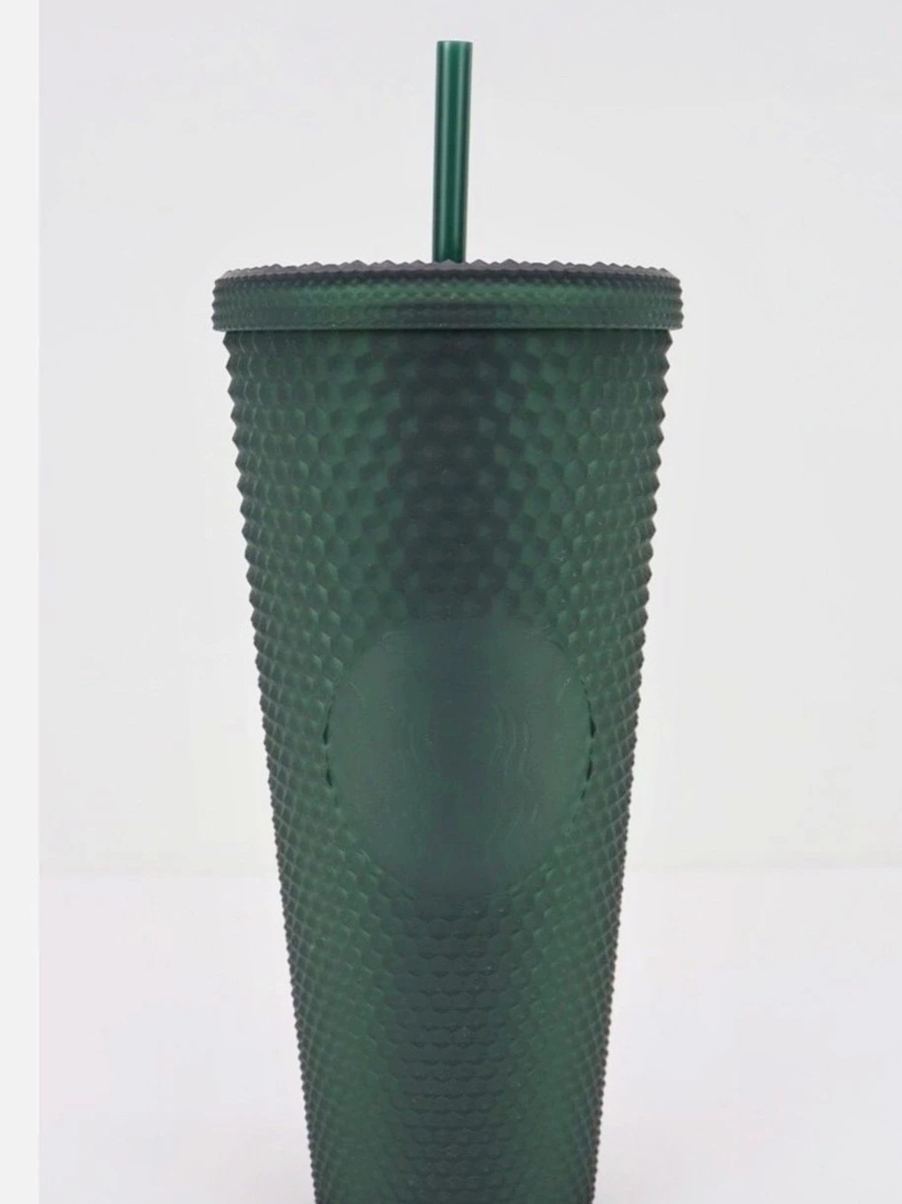 Starbucks Matte Dark Green Studded Venti Cold Cup Tumbler